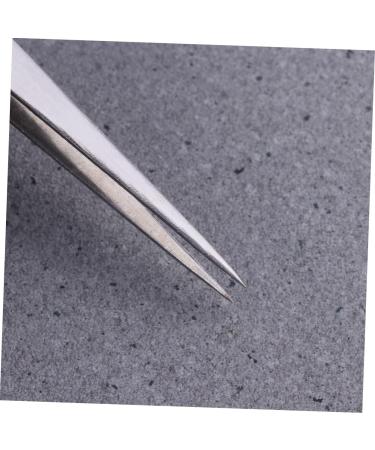 minkissy Tweezers Straight Thick Grade Stainless Steel Tool Sewing Clip Sewing Tool Tweezers Eye Sewing - Buy Online on SooperMarket.com