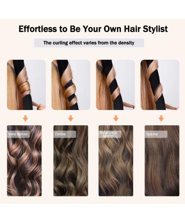 Corated Curls Headband - No Heat Curls for Long Hair | Satin DIY Hairstyling Set with Hair Ties & Clips - Black Leopard - Buy Online on SooperMarket.com