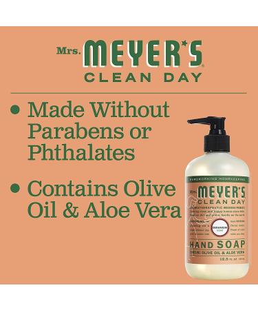 Mrs. Meyer's Geranium Hand Soap Refill, 33 Fl Oz - Pack of 2 | Biodegradable Formula with Essential Oils - Buy Online on SooperMarket.com