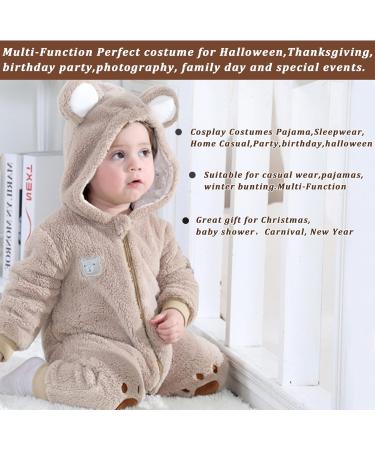 Dalmatian Baby Romper | Toddler's Jumpsuit 18-24 Months | Beige Bear Onesie for Newborns - Buy Online on SooperMarket.com