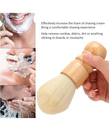 Premium Nylon Shaving Brush for Men | Professional Facial Foam & Trim Brush for Home & Salon Use - Buy Online on SooperMarket.com
