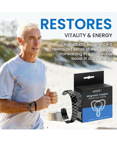 Prostapower Magnetic Copper Band Magnetic Copper Prostate Band Magnetic Copper Prostate Bracelet Improves Blood Circulation Magnetic Copper Bracelet for Unisex 1pcs - Buy Online on SooperMarket.com