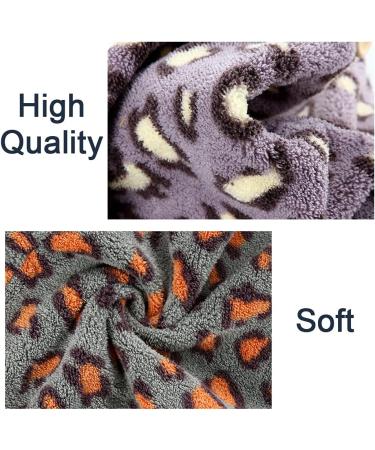 Seloobant Leopard Print Microfiber Towel Set - Super Absorbent Quick Dry Hair Towels (3 Pack) for Ultimate Hair Care - Buy Online on SooperMarket.com
