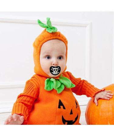 Bexdug Baby Pacifier - Funny Halloween Pumpkin Skull Vampire Teeth Soother for Babies | Perfect Halloween Decor - Buy Online on SooperMarket.com