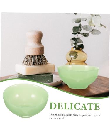 Healeved Care Supplies: 4-Piece Decorative Shell Shaving Set for Men - Jade Glass Ball & Terrarium Container - Perfect Grooming Accessories - Buy Online on SooperMarket.com