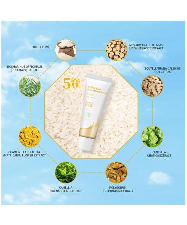 Relief Sun Rice Probiotics Organic Sunscreen - SPF50 PA++++ | Korean Face & Body Sunscreen with 30% Rice Extract | Nourishing Skin Care for All Skin Types - Buy Online on SooperMarket.com