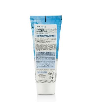 Buy 3W Clinic Collagen Cleansing Foam 100ml - Deep Cleanser for Youthful Skin | International Shipping Available - Buy Online on SooperMarket.com