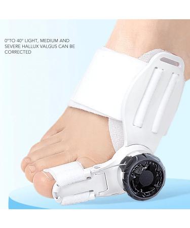 ANGGREK Orthopedic Toe Straightener - Hallux Valgus Corrector with Adjustable Degrees - Silicone Prevents Overlapping Toe Valgus - Black Buckle - Buy Online on SooperMarket.com