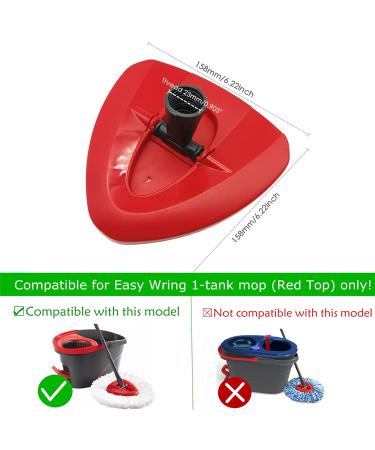 Replacement Rotating Triangle Mop Head Cover for O Cedar EasyWring Spin Mop - Compatible with 1 Tank System - Buy Online on SooperMarket.com