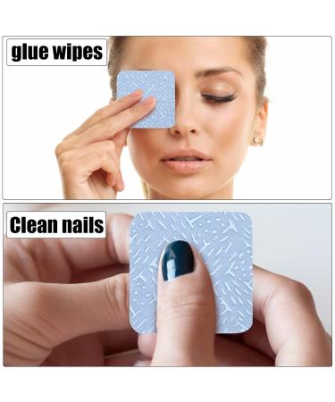 540pcs Lint-Free Nail Polish & Eyelash Glue Wipers - Perfect for Lash Extension Cleaning & Glue Remover Pads - Buy Online on SooperMarket.com