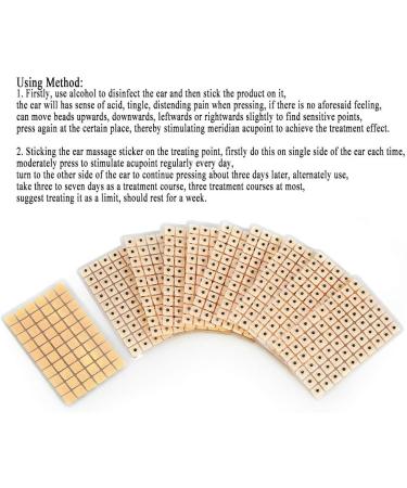 600pcs Acupuncture Ear Press Seeds - Disposable Acupressure Kit for Multi-Condition Relief | International Shipping - Buy Online on SooperMarket.com
