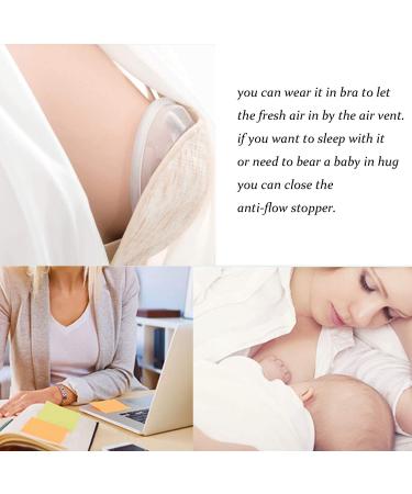Anti-Flow Breast Shells with Stopper for Nursing Mothers - BPA Free & Food Grade Silicon - 2 Count - Buy Online on SooperMarket.com