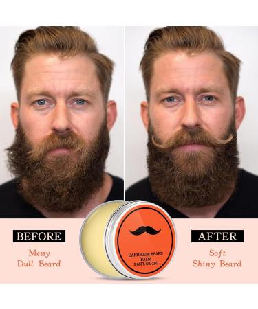 Beard Butter for Men - Natural Mustache Balm & Hair Growth Formula | Vesone 0.68 oz - Buy Online on SooperMarket.com