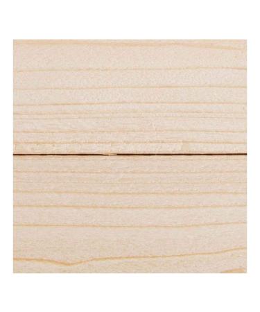 P. Graham Dunn Magnet Natural Wood Finish 3 x 3 Kiln Dried Pine Wood Decorative Craft Plaque Pack of 12