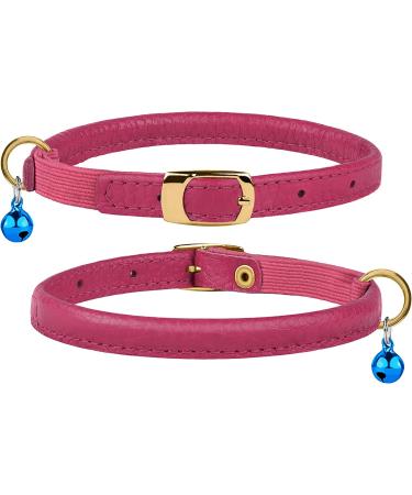 Murom Rolled Leather Cat Collar - Adjustable Safety Collar for Cats - Various Colors Available - Buy Online on SooperMarket.com