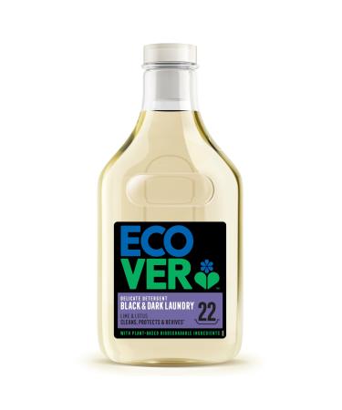 Ecover Delicate Black & Dark Laundry Liquid 22 Wash Lotus 1 Litre