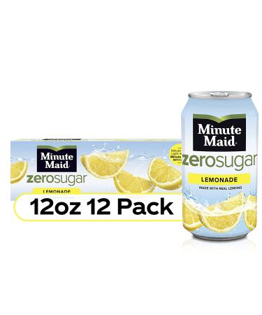 Minute Maid Light Lemonade 12 Fl Oz (Pack of 12) - Refreshing Fruit Drink - Buy Online on SooperMarket.com