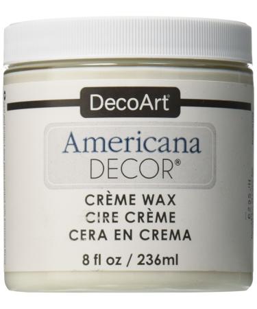 DecoArt Americana Decor Creme Wax  8-Ounce  Clear