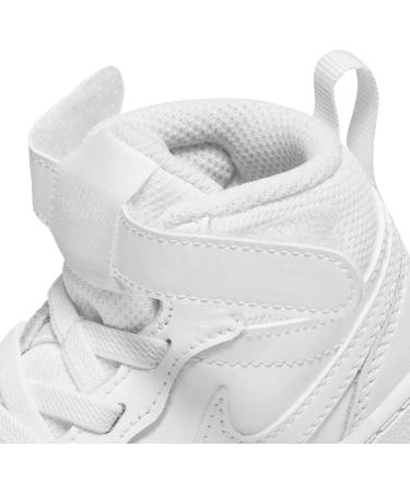 NIKE Boy's Court Borough Mid TDV Gymnastics Shoes - Size 4.5 UK Child - Blanco - Buy Online on SooperMarket.com