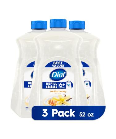 Dial Liquid Hand Soap Refill Vanilla Honey 52 Fluid Oz (Pack of 3) Vanilla Honey 52 Fl Oz (Pack of 3)