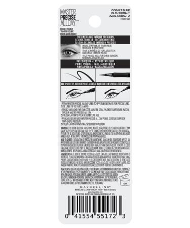 Maybelline Eyestudio Master Precise Liquid Eyeliner, Cobalt Blue - 0.034 fl oz - Buy Online on SooperMarket.com