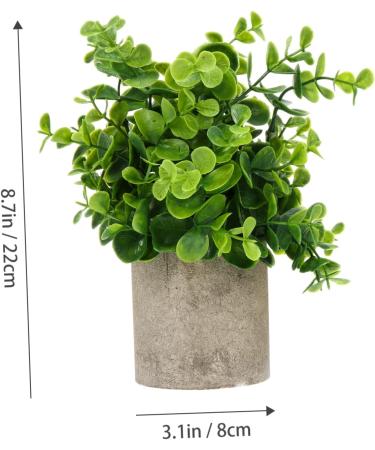 Cabilock 1pc Simulated Potted Plant Green Plants Plastic Rosemary As Shown 22x8cm - Buy Online on SooperMarket.com