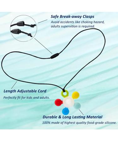 Seeway Silicone Chewy Necklace for Sensory Kids - Oral Motor Aid for Autism, Anxiety, ADHD & SPD - Buy Online on SooperMarket.com