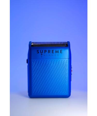 Supreme Trimmer Crunch Lite & Solo Foil Shaver Kit - Pro Barber Electric Foil Razor STF600 & STF101 Set | Blue - International Shipping Available - Buy Online on SooperMarket.com