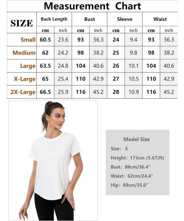 Buy Gyabnw Women's Functional Sports Top - Short Sleeve Fitness & Yoga Shirt - White M - Perfect for Running & Activewear - Buy Online on SooperMarket.com