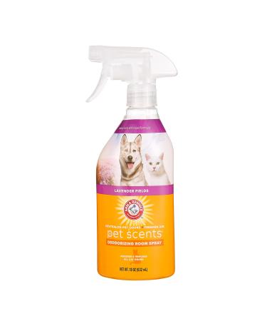 Arm & Hammer for Pets Pet Scents Room Spray, 18 oz - Pet Odor Eliminator Spray - Arm and Hammer Air Fresheners for Home - Dog Odor Eliminator, Room Deodorizer - Air Freshener for Pet Odors in the Home Lavender Fields