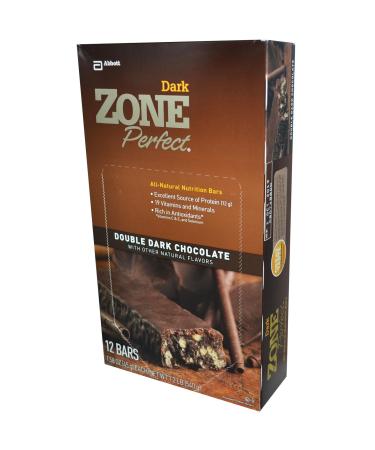 ZonePerfect Nutrition Bars Double Dark Chocolate 12 Bars 1.58 oz (45 g) Each