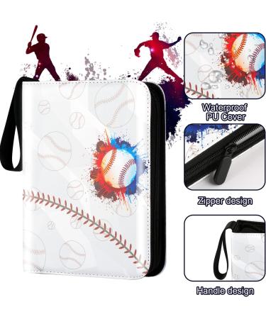 9 Pocket Trading Card Binder with 50 Removable Sleeves - Holds 900 Baseball & Sports Cards - Buy Online on SooperMarket.com