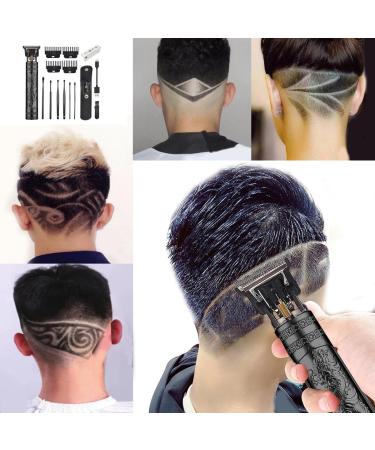 Buy Cordless Hair Clippers for Men - Travel-Friendly Rechargeable Hair Trimmer with 6 Earpicks - Best Hair Clipping & Sculpting Tool in Black - Buy Online on SooperMarket.com