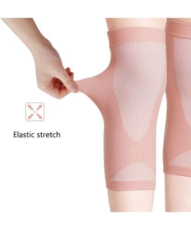 FCSHFC Compression Knee Support Bandage - Arthritis Pain Relief & Meniscal Tear Recovery | Breathable XL Pink Knee Warmer for Men & Women - Buy Online on SooperMarket.com