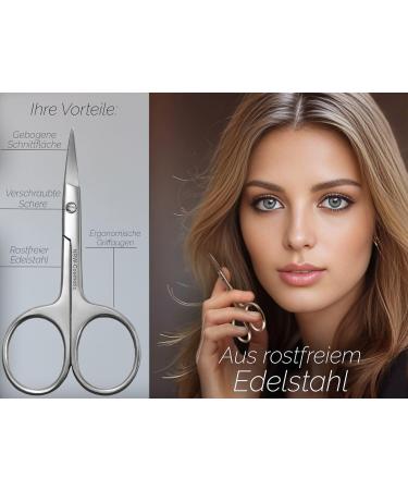 Extra Large Finger Eye Nail Scissors - Curved Cut Stainless Steel for Perfect Manicure - Buy Online on SooperMarket.com