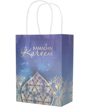 Hztyyier Ramadan Gift Bag Gift Wrap Bag 12Pcs Ramadan Tote Bag Paper Ornaments Supplies Decorations Decorative Items Paper Present Bag (blue tote bag) - Buy Online on SooperMarket.com