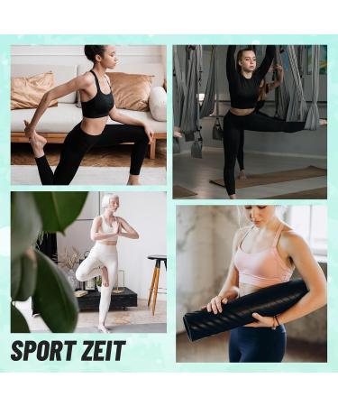 Buy Amiyoyo Women's High Waist Opaque Sport Leggings - 3 Pack Long Stretchy Fitness Pants for Gym & Yoga - 42-48 Black - Buy Online on SooperMarket.com