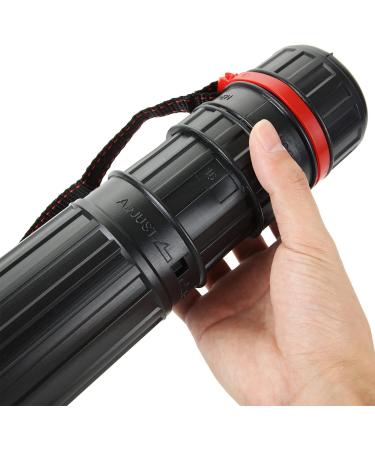 3 Pack Extendable Poster Tubes - Telescoping Art Transport Tubes for Documents, Blueprints & Artwork - Water-Resistant Storage - Hard Plastic, Black - 18-27.5 - 2.75 Opening - Buy Online on SooperMarket.com