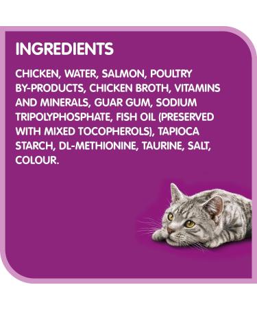 WHISKAS Perfect Portions Wet Cat Food Pat - Salmon - 75g (24 Pack) Pat Salmon 75 g (Pack of 24) - Buy Online on SooperMarket.com