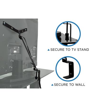 Mount It! TV Safety Straps - Child & Baby Proofing, Anti-Tip & Earthquake Protection, Heavy Duty Metal Connectors - Buy Online on SooperMarket.com