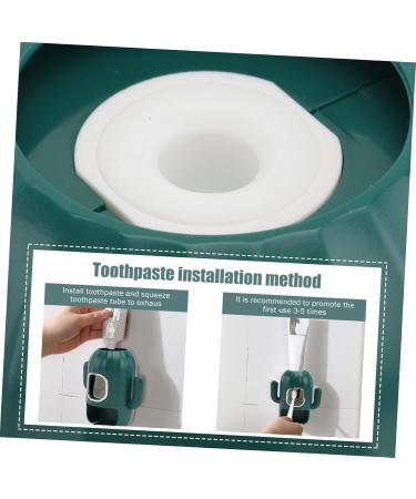 Alipis Automatic Toothpaste Dispenser & Toothbrush Holder - Wall-Mounted Toothpaste Press for Easy Squeezing - Ideal for Home & Travel - Buy Online on SooperMarket.com