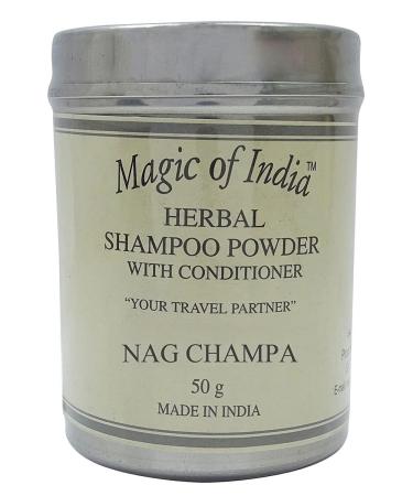 RSGM Magic Of India Herbal Nag Champa Shampoo Powder With Conditioner - 50g