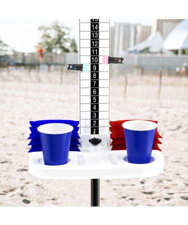 Teamaze Cornhole Scoreboard - Set of 2 with Drink Holder | Outdoor Corn Hole Game Accessories - Buy Online on SooperMarket.com
