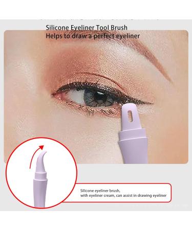 Eyeliner Stencils Wing Tips Silicone Winged Tip Eyeliner Aid Multifunctionl Reusable Eyeliner Molds Eyeshadow Mascara Shield Applicator Guard for Makeup Tool - Buy Online on SooperMarket.com