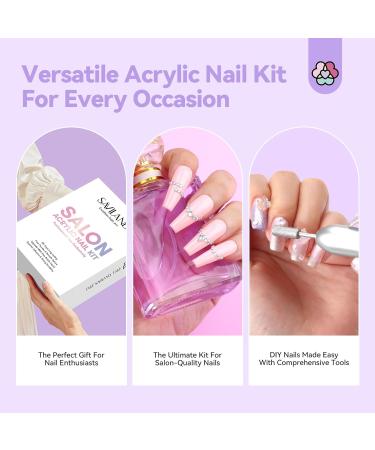 SAVILAND Acrylic Nail Kit with Nail Drill - Professional Acrylic Powder & Liquid Set for DIY Nails - Buy Online on SooperMarket.com