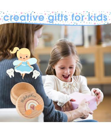 Moosono Tooth Box for Milk Teeth - Perfect Gift for Baptism & Birthdays | Ideal for Boys & Girls - New Parents Must-Have - Buy Online on SooperMarket.com
