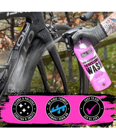 Muc Off Waterless Wash 750ml - High-Performance No Rinse Bike Cleaning Spray - Cleans & Polishes All Bike Types - Buy Online on SooperMarket.com