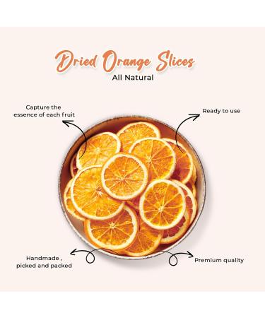Cocktail Crowd Dried Orange Slices Wheels Cocktail Garnish Orange Slices Nothing Added Dehydrated Gluten & Sugar Free Orange Slices for Drinks Fruits for Drinks Cocktail Gins (35.00 Grams) 35.0 grams - Buy Online on SooperMarket.com