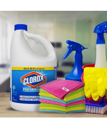 Bulk Bleach Liquid Cleaner for Laundry & Bathroom - 121 oz + Free 6-Pack Microfiber Cloths | Effective Multi-Purpose Cleaning Solution - Buy Online on SooperMarket.com