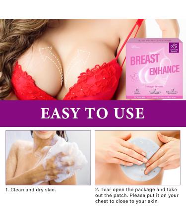Breast Enhancement Patch - Moisture Firming Pink Stickers for Uplift & Enlargement | International Shipping Available - Buy Online on SooperMarket.com